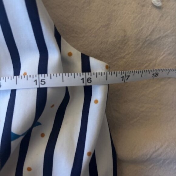 RARE FIND MODCLOTH/Frock Shop - open back fit & flare dress w/pockets size L - Picture 8 of 8